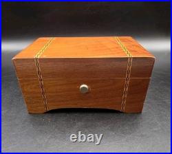Vintage Reuge Auberson Music Box36 NoteSolid Walnut Box