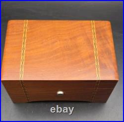 Vintage Reuge Auberson Music Box36 NoteSolid Walnut Box