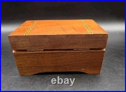 Vintage Reuge Auberson Music Box36 NoteSolid Walnut Box