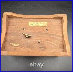 Vintage Reuge Auberson Music Box36 NoteSolid Walnut Box