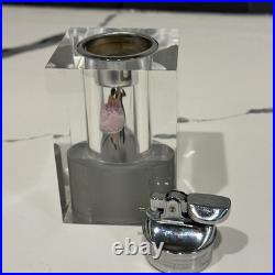 Vintage Reuge Automaton Dancing Couple Music Box With Lighter Works(watch Video)