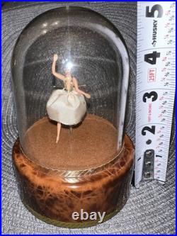 Vintage Reuge Ballerina Domed Music Box 5 Kiss Waltz Works Perfectly Vintage Reuge Ballerina Domed Music Box 5 Kiss Waltz Works Perfectly