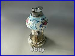 Vintage Reuge Capodimonte Table Lighter Musical Dancers Carousel (watch Video)
