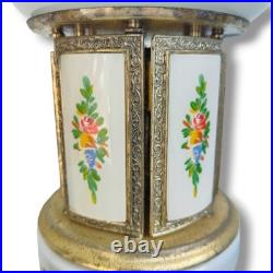 Vintage Reuge Cigarette Lipstick Carousel Music Box Speak Softly Love Italy READ