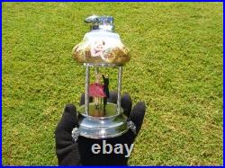 Vintage Reuge Dancing Ballerina Music Box Automaton With Lighter (watch Video)