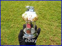 Vintage Reuge Dancing Ballerina Music Box Automaton With Lighter (watch Video)