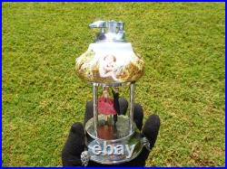 Vintage Reuge Dancing Ballerina Music Box Automaton With Lighter (watch Video)