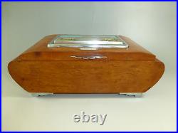 Vintage Reuge Dancing Ballerina Music Jewelry Box Restored (watch The Video)