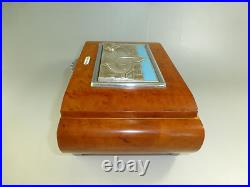 Vintage Reuge Dancing Ballerina Music Jewelry Box Restored (watch The Video)