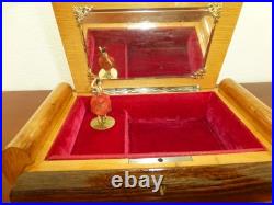 Vintage Reuge Dancing Ballerina Music Jewelry Box Wondeful Working (watch Video)