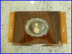 Vintage Reuge Dancing Ballerina Music Jewelry Box Wondeful Working (watch Video)