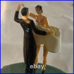 Vintage Reuge Dancing Couple Ballerina Music Box Automaton DOES NOT WORK