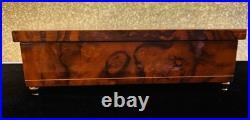 Vintage Reuge Inlay Wood Music/ Jewelry Box-Swiss Works/ Made in Italy/ Imagine