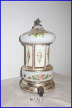 Vintage Reuge Italian Musical Lipstick Carousel Dispenser BEAUTIFUL SOUND READ