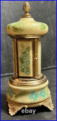 Vintage Reuge Italy Music Carousel Cigarette Lipstick Holder