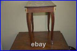 Vintage Reuge Jewelry Table with built in Music Box made in ITALY