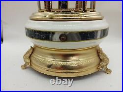 Vintage Reuge Lipstick Cigarette Music Box Carousel Made In Italy READ