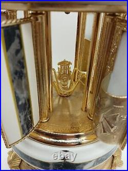 Vintage Reuge Lipstick Cigarette Music Box Carousel Made In Italy READ