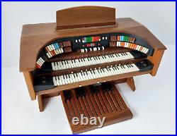 Vintage Reuge MINI ORGAN Handmade Music Box SUPER DETAILED Works Great RARE