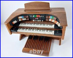 Vintage Reuge MINI ORGAN Handmade Music Box SUPER DETAILED Works Great RARE