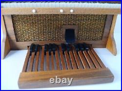 Vintage Reuge MINI ORGAN Handmade Music Box SUPER DETAILED Works Great RARE