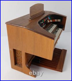 Vintage Reuge MINI ORGAN Handmade Music Box SUPER DETAILED Works Great RARE