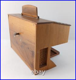 Vintage Reuge MINI ORGAN Handmade Music Box SUPER DETAILED Works Great RARE