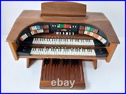 Vintage Reuge MINI ORGAN Handmade Music Box SUPER DETAILED Works Great RARE