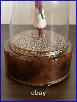 Vintage Reuge Matilda, Matilda Sombrero Dancer Swiss Made Music Box Globe