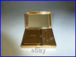 Vintage Reuge Miniature Music Box Musical Powder Compact Case (WATCH VIDEO)