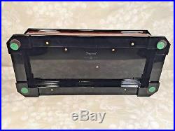 Vintage Reuge Music Box 5 Interchangeable Pin Cylinders Mirrored Song Sheet