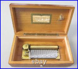 Vintage Reuge Music Box CH 3.72 Switzerland -CASTA DIVA (LA NORMA) FREE SHIPPING