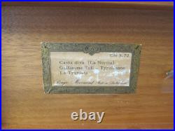 Vintage Reuge Music Box CH 3.72 Switzerland -CASTA DIVA (LA NORMA) FREE SHIPPING