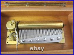 Vintage Reuge Music Box CH 3.72 Switzerland -CASTA DIVA (LA NORMA) FREE SHIPPING
