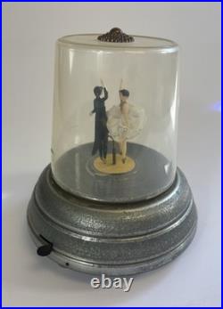 Vintage Reuge Music Box Dancing Couple 261 Tales of the Vienna Woods