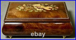 Vintage Reuge Music Box Sainte-Croix Switzerland My Heart Will Go On Titanic