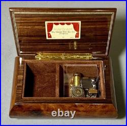 Vintage Reuge Music Box Sainte-Croix Switzerland My Heart Will Go On Titanic