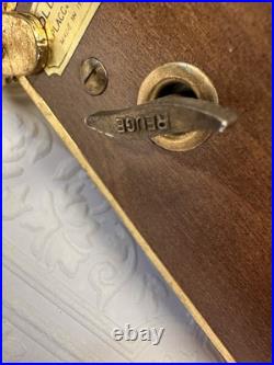 Vintage Reuge Music Box Switzerland, O Sole Mio, Gold Plated, Capodimonte