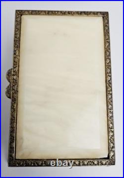 Vintage Reuge Music Box With Dolphin Feet Made In Italy Swiss Musical Movement