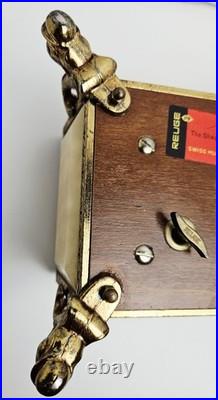 Vintage Reuge Music Box With Dolphin Feet Made In Italy Swiss Musical Movement