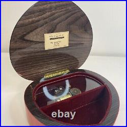Vintage Reuge Music Jewelry Box Heart Shape My Heart Will Go On