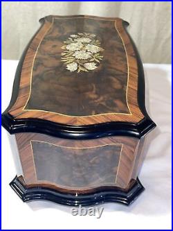 Vintage Reuge Music Sainte-Croix Switzerland Canon Pachelbel Music Jewelry Box