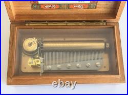 Vintage Reuge Sainte-Croix 6/41 Swiss Music Box Plays Ave Maria + 5 Works