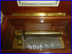 Vintage Reuge Sainte Croix 72 Keys Music Box 3 Songs Tschaikovsky Nutcracker
