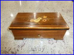 Vintage Reuge Sainte Croix 72 Keys Music Box 3 Songs Tschaikovsky Nutcracker