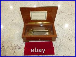 Vintage Reuge Sainte Croix 72 Keys Music Box 3 Songs Tschaikovsky Nutcracker