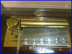 Vintage Reuge Sainte Croix 72 Keys Music Box Plays piano concerto in 3 parts