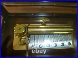 Vintage Reuge Sainte Croix 72 Keys Music Box Plays piano concerto in 3 parts
