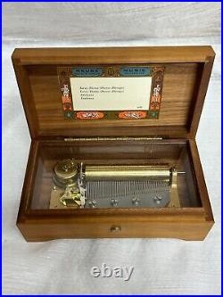 Vintage Reuge Sainte-Croix Music Box 4/50 Doctor Zhivago Works Great Laras Theme