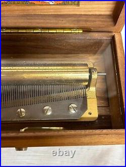 Vintage Reuge Sainte-Croix Music Box 4/50 Doctor Zhivago Works Great Laras Theme